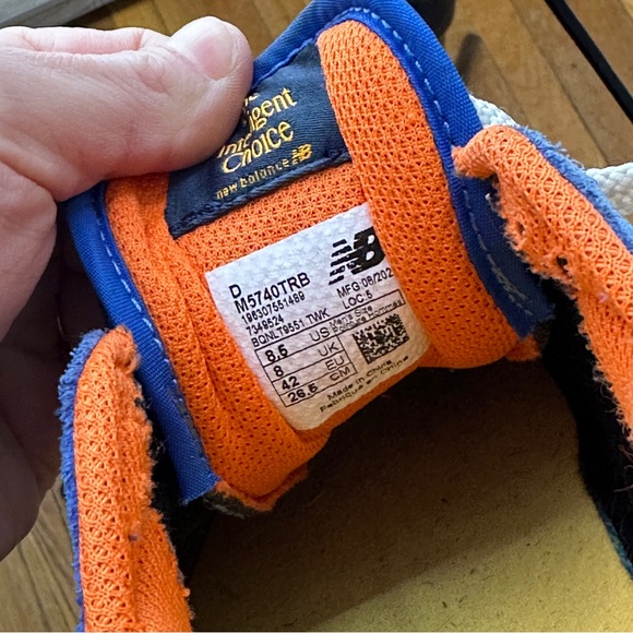 New Balance NB 57/40 Cobalt Marigold Dark Camo M5740TRB Mens 8.5 - Picture 11 of 11